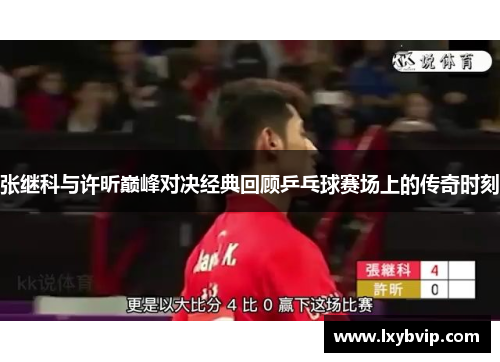 张继科与许昕巅峰对决经典回顾乒乓球赛场上的传奇时刻